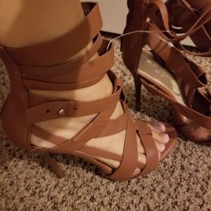 Strappy heels